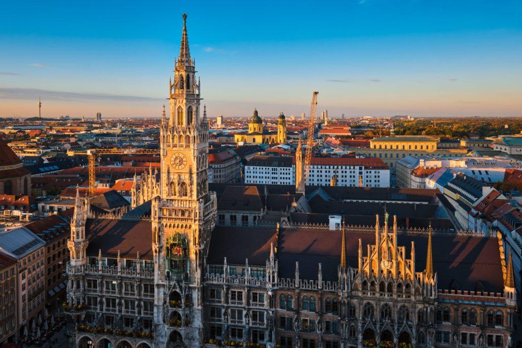 Neues Rathaus am Münchner Marienplatz
